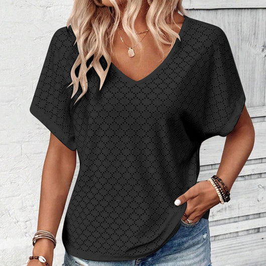 Camiseta Hueca Jacquard para Mujer - Image 15