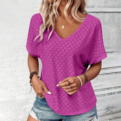 Camiseta Hueca Jacquard para Mujer - Image 18