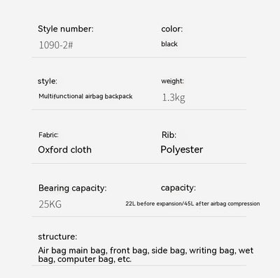 Mochila Ejecutiva Multifuncional Impermeable Oxford - Ideal para Viajes y Negocios - Image 24