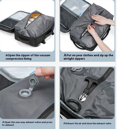 Mochila Ejecutiva Multifuncional Impermeable Oxford - Ideal para Viajes y Negocios - Image 28