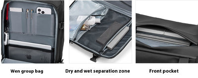 Mochila Ejecutiva Multifuncional Impermeable Oxford - Ideal para Viajes y Negocios - Image 29