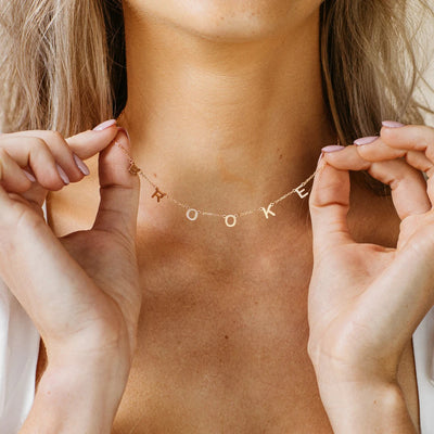Collar Personalizado con Nombre en Letras del Alfabeto DIY - Image 14