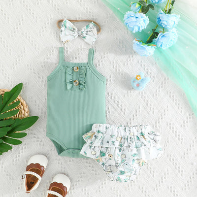 Mono Corto Liso para Bebé Niña - Diseño Verano - Image 12
