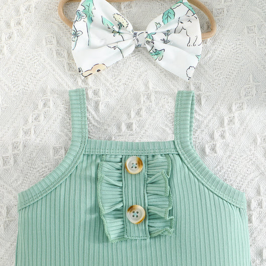 Mono Corto Liso para Bebé Niña - Diseño Verano - Image 15