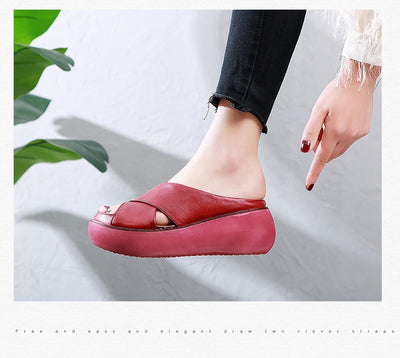 Sandalias Plataforma Mujer Talla Grande - Cuña Cómoda Punta Abierta - Image 9