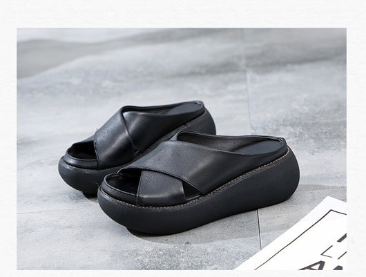 Sandalias Plataforma Mujer Talla Grande - Cuña Cómoda Punta Abierta - Image 12