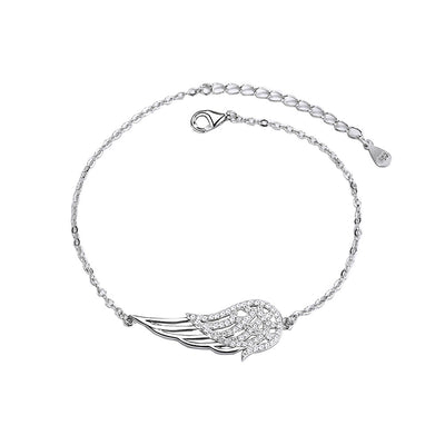 Pulsera de alas de ángel en plata 925 para mujer - Image 9