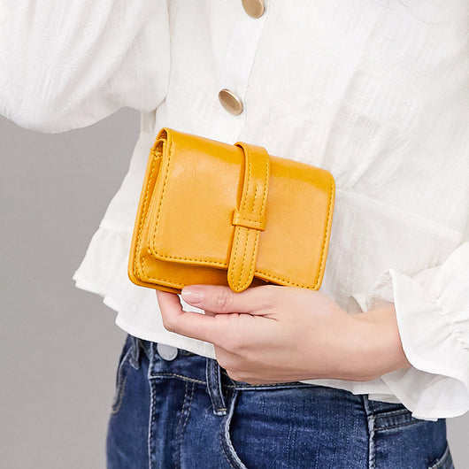 Cartera Corta Retro para Mujer - Monedero Estudiante Elegante Multiusos - Image 27