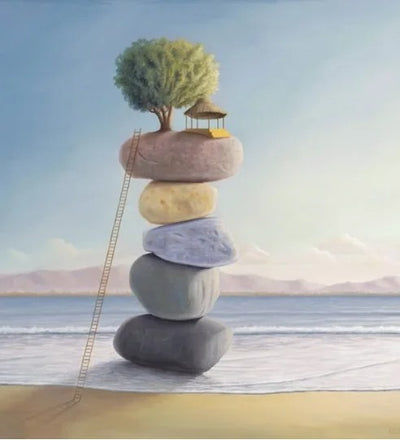 Cuadro Pintura Digital Montaña Moderna - Decoración Hogar Contemporáneo - Image 17