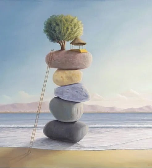 Cuadro Pintura Digital Montaña Moderna - Decoración Hogar Contemporáneo - Image 17