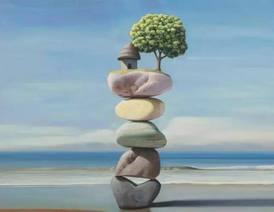 Cuadro Pintura Digital Montaña Moderna - Decoración Hogar Contemporáneo - Image 20