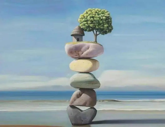 Cuadro Pintura Digital Montaña Moderna - Decoración Hogar Contemporáneo - Image 20