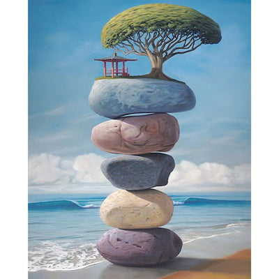 Cuadro Pintura Digital Montaña Moderna - Decoración Hogar Contemporáneo - Image 26