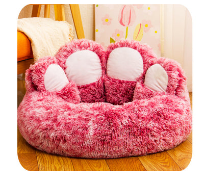 Cama Acogedora para Perros con Diseño de Patitas Adorables - Image 9