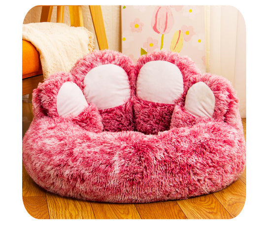 Cama Acogedora para Perros con Diseño de Patitas Adorables - Image 9