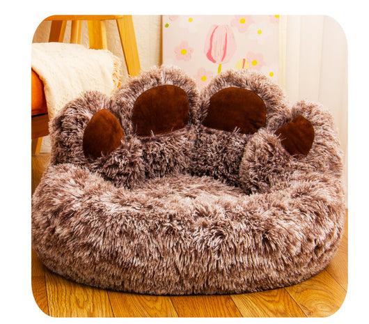 Cama Acogedora para Perros con Diseño de Patitas Adorables - Image 10