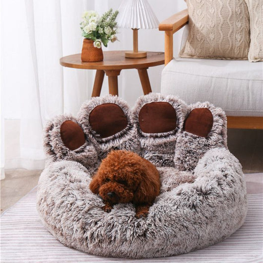 Cama Acogedora para Perros con Diseño de Patitas Adorables - Image 12