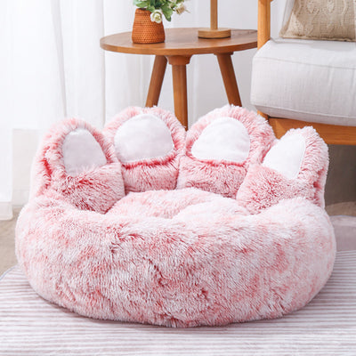 Cama Acogedora para Perros con Diseño de Patitas Adorables - Image 13
