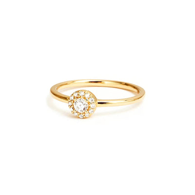 Anillo de Moissanita con Esquinas Redondeadas Wind en Oro 18K - Image 18