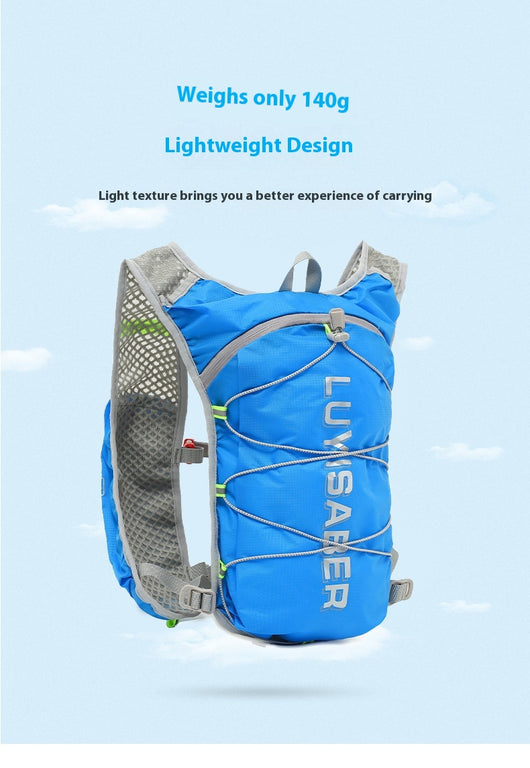 Mochila de Running Multifuncional de Nailon con Reflejante de Seguridad - Image 12