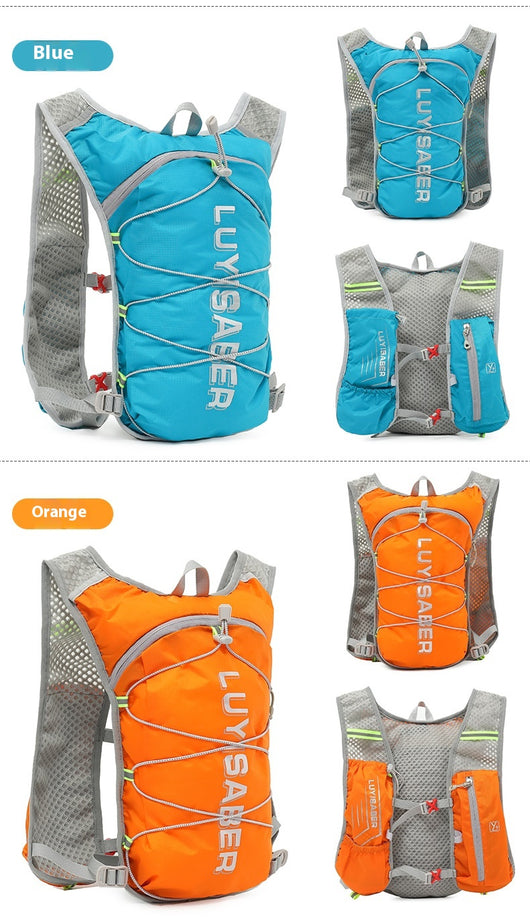 Mochila de Running Multifuncional de Nailon con Reflejante de Seguridad - Image 14