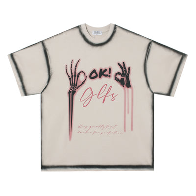 Camiseta Oversize Unisex de Manga Corta - Estilo Urbano para Parejas - Image 32