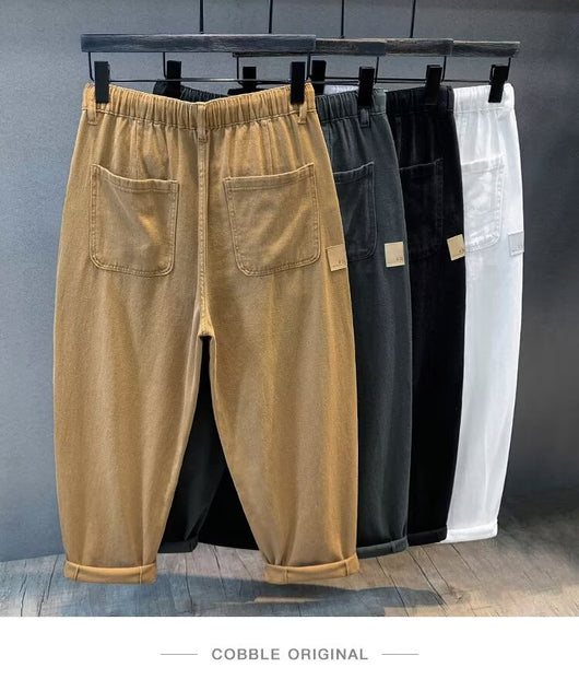 Jeans Oversize Talla Grande para Hombre - Ropa de Trabajo Versátil - Image 26