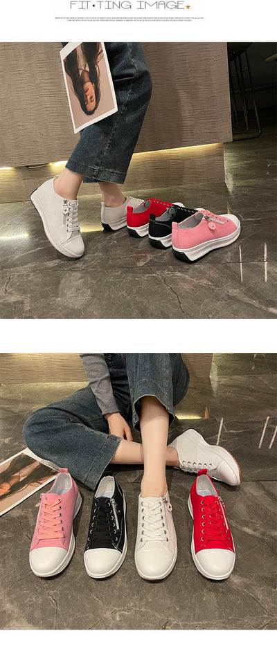 Zapatos de Plataforma Talla Grande con Cordones - Cómodos y Modernos para Mujer - Image 27