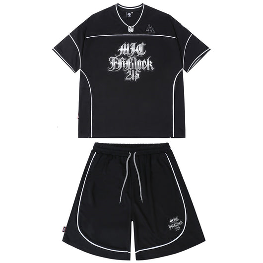 Conjunto de Camiseta Estampada de Manga Corta para Hombre - Image 47
