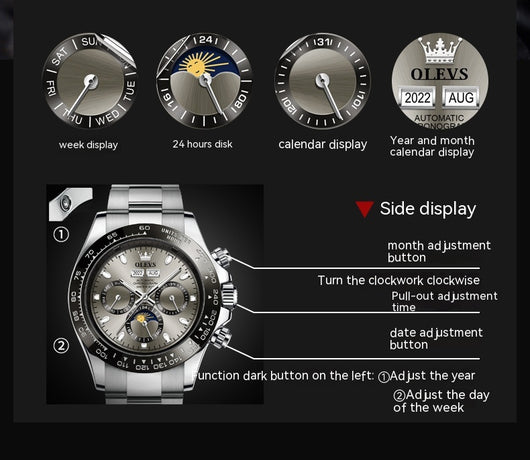 Reloj Automático Multifuncional para Hombre - Image 14