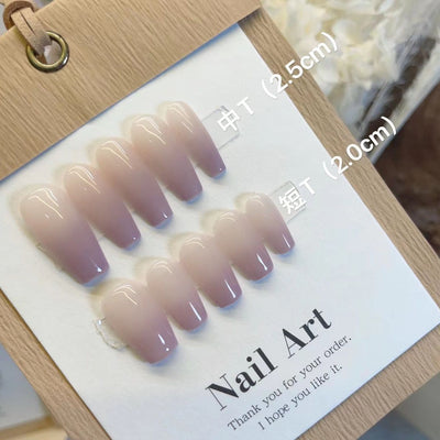 Pegatinas de Uñas Degradado Taro - Acabado Profesional Hecho a Mano - Image 9