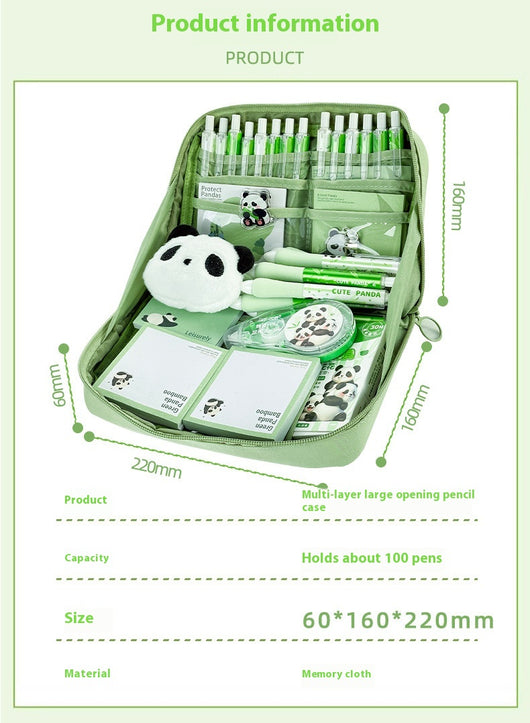 Estuche Organizador Panda de 12 Compartimentos con Capacidad Máxima - Image 21