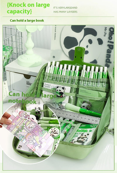 Estuche Organizador Panda de 12 Compartimentos con Capacidad Máxima - Image 24