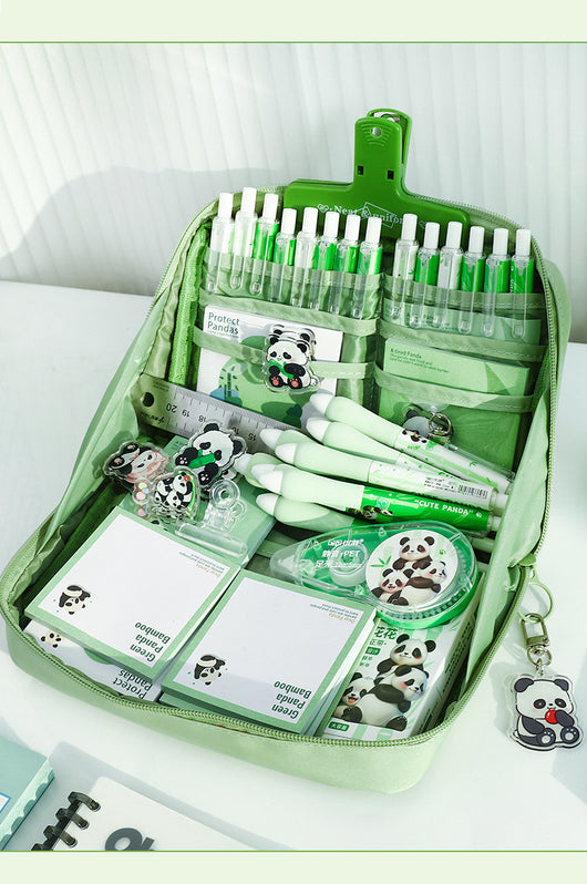 Estuche Organizador Panda de 12 Compartimentos con Capacidad Máxima - Image 25