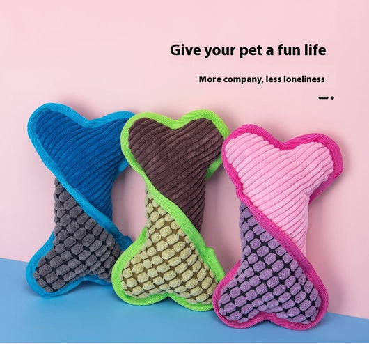 Juguete de Hueso Sonoro para Perros con Textura Masticable - Image 18