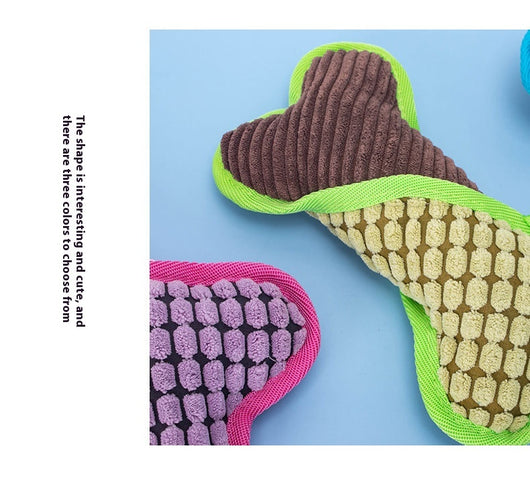 Juguete de Hueso Sonoro para Perros con Textura Masticable - Image 25