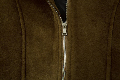 Abrigo Retro de Lana con Cuello Polo - Diseño Premium - Image 21