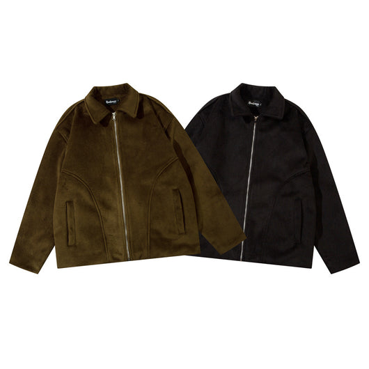 Abrigo Retro de Lana con Cuello Polo - Diseño Premium - Image 29
