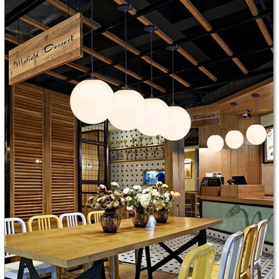 Lámpara Colgante Esférica Minimalista para Restaurantes y Bares - Image 8