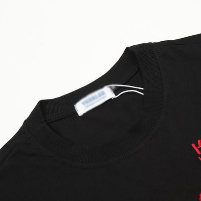 Camiseta Suelta con Letras Bordadas para Hombre - Image 25