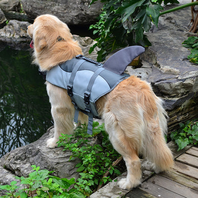 Chaleco Salvavidas para Perros - Diseño Tiburón Ajustable para Mascotas Pequeñas y Grandes - Image 19