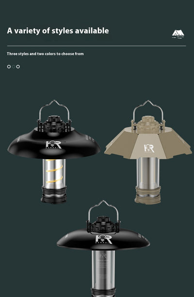 Linterna Táctica LED para Campamento con Luz Ambiental Ajustable - Image 17