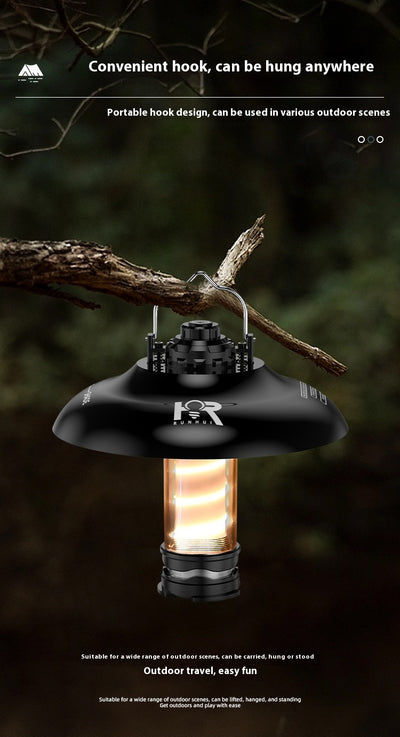 Linterna Táctica LED para Campamento con Luz Ambiental Ajustable - Image 18