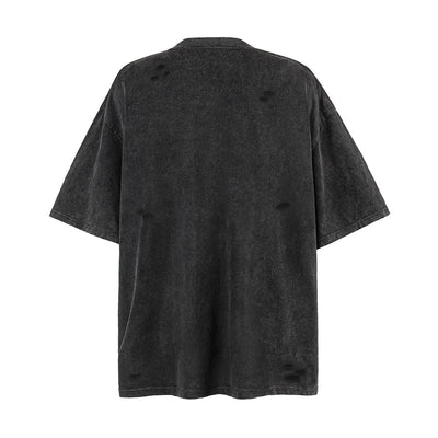 Camiseta Punk con Estampado de Letras para Hombre - Image 28