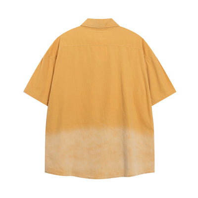 Camisa Suelta de Verano con Bolsillos Bordados para Hombre - Image 25