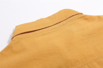 Camisa Suelta de Verano con Bolsillos Bordados para Hombre - Image 31