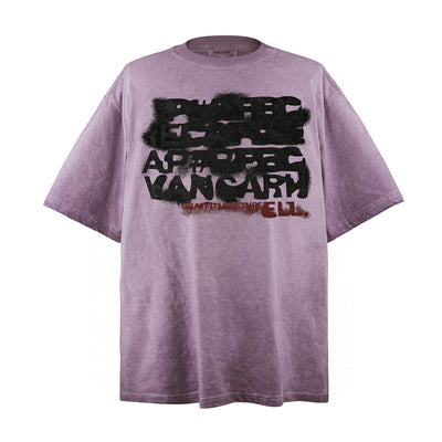 Camiseta Hombre Estampado Degradado de Letras - Image 22