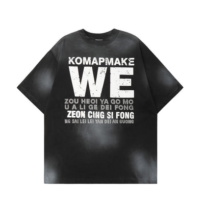 Camiseta Tie-Dye Estampada de Manga Corta para Hombre - Image 28