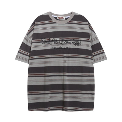 Camiseta Hombre Cuello Redondo Rayas Manga Corta - Image 20