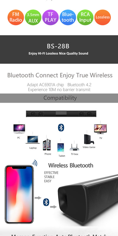 Sistema de Sonido Bluetooth para Cine en Casa y Computadora - Image 18